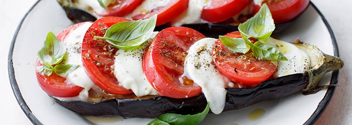 Bakłażan zapiekany z Caprese