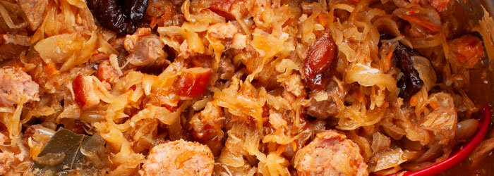 Bigos z kiszonej kapusty - najlepszy