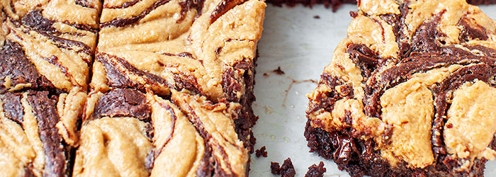 Brownie z masłem orzechowym