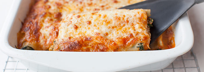 Cannelloni z mielonym mięsem i szpinakiem