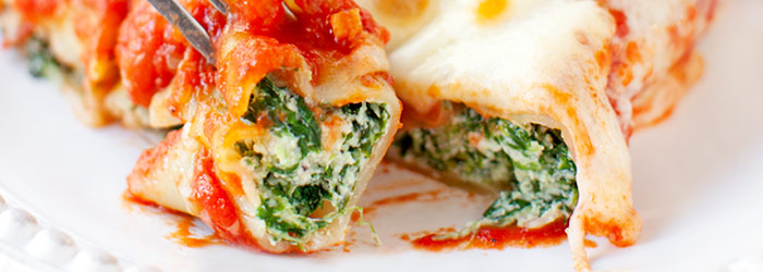 Cannelloni ze szpinakiem