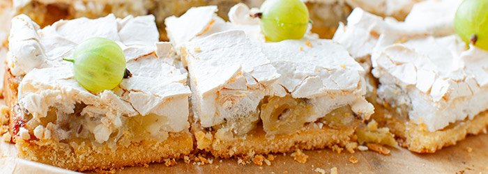 Ciasto z agrestem i bezą