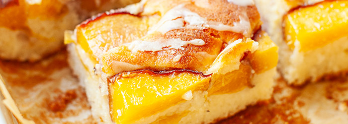 Ciasto z brzoskwiniami