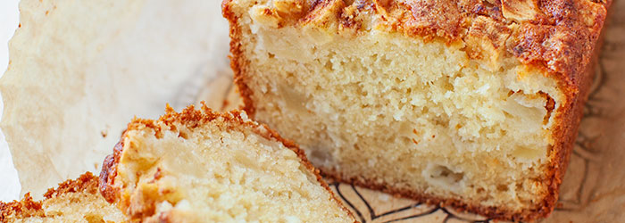 Ciasto z jabłkami i skyrem