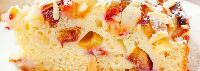 Ciasto z ricottą i śliwkami