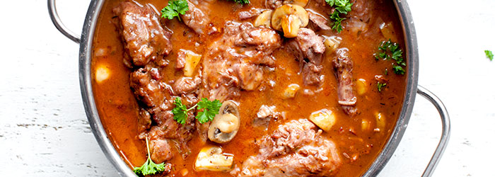 Coq au vin - kurczak w winie