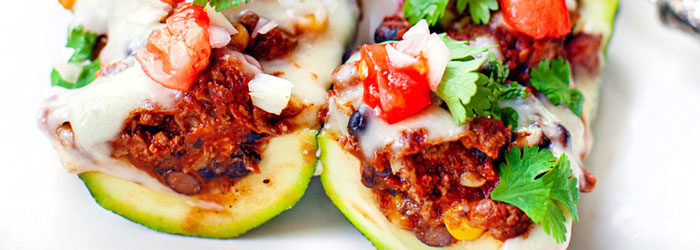 Cukinia faszerowana chili con carne