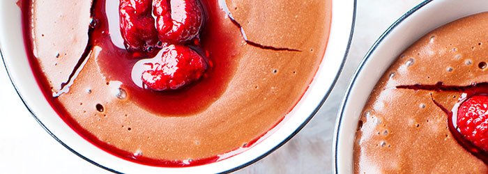 Czekoladowy budyń jaglany