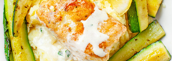 Dorsz w sosie cytrynowym