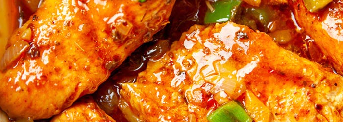 Filety indyka w sosie po luizjańsku