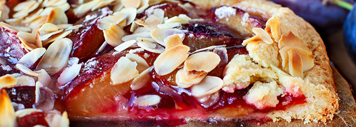 Galette ze śliwkami