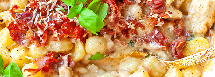 Gnocchi z kurczakiem i suszonymi pomidorami