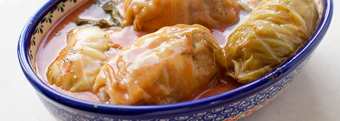 Gołąbki z młodej kapusty