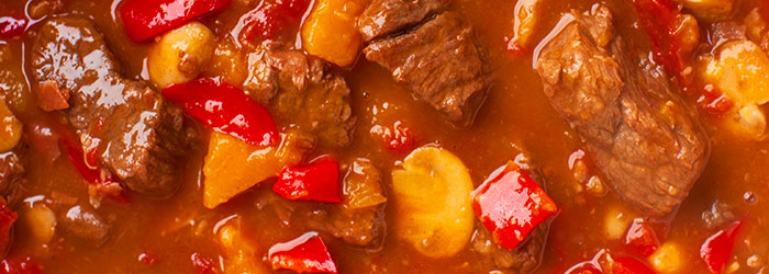 Gulasz węgierski z dynią