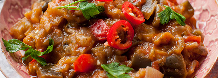 Gulasz z bakłażana