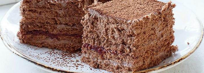 Kakaowe ciasto bez pieczenia