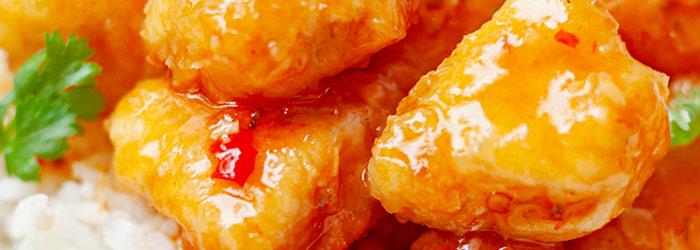 Kokosowy kurczak w słodkim sosie chili