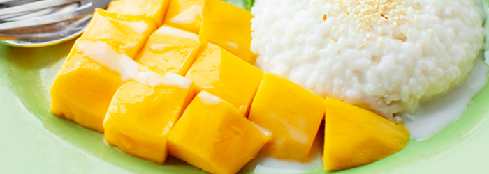 Kokosowy ryż z mango