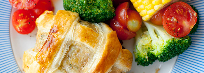 Kotlety mielone w cieście francuskim