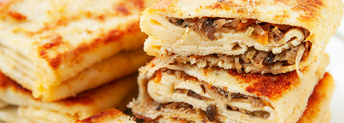 Krokiety z kapustą i grzybami