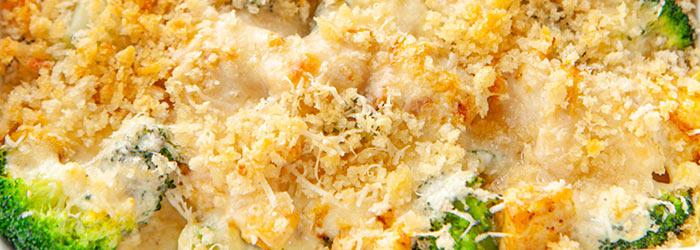 Kurczak Divan - zapiekanka z kurczakiem i brokułami