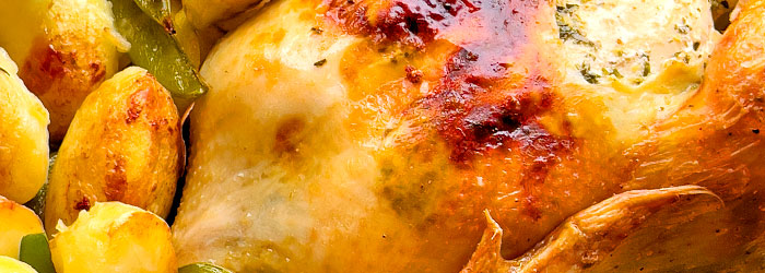 Kurczak pieczony z ziemniakami