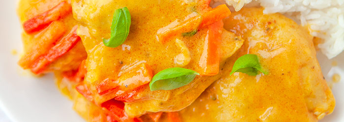 Kurczak w sosie curry