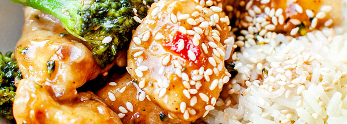 Kurczak z brokułami po chińsku