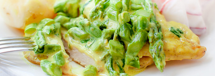 Kurczak ze szparagami