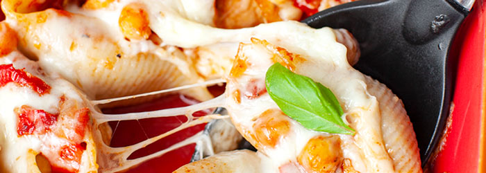 Makaron zapiekany z kurczakiem gyros