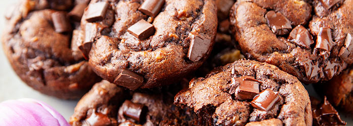 Muffinki czekoladowe bez mąki