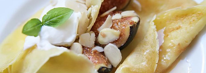 Naleśniki z karmelizowanymi figami