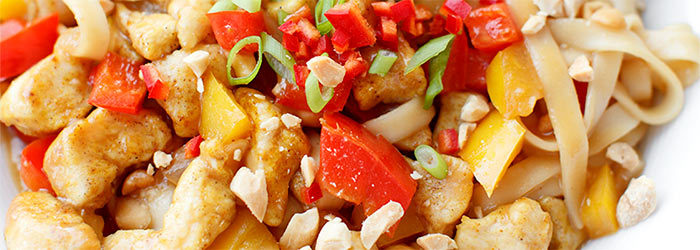 Noodle z kurczakiem hoisin