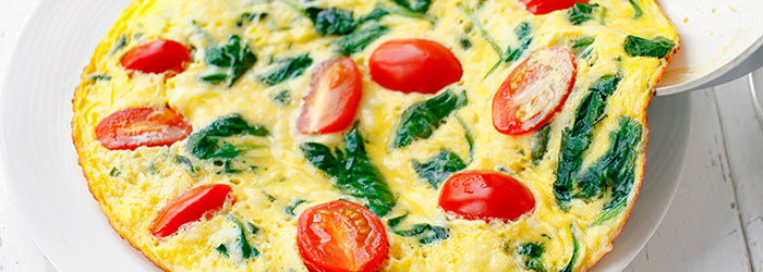 Omlet ze szpinakiem