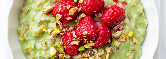 Owsianka pistacjowa