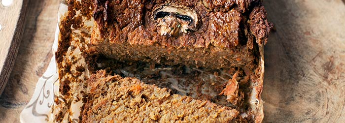 Pasztet gryczany z pieczonych warzyw