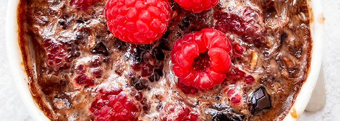 Pieczona owsianka Brownie