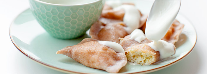 Pierogi z kaszą jaglaną