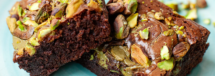 Pistacjowe brownie