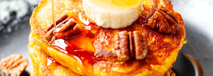 Placki z batatów na słodko