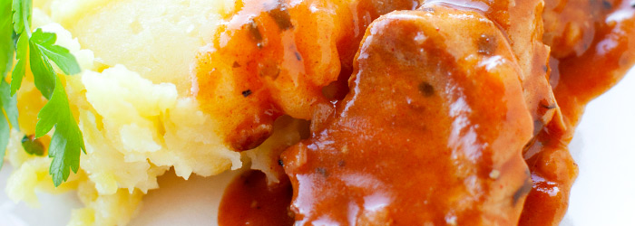 Polędwiczki w sosie paprykowym