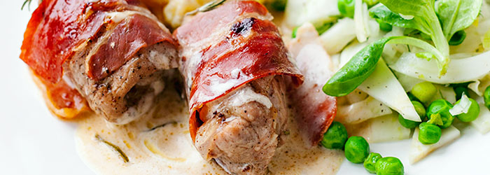 Polędwiczki z suszonymi śliwkami