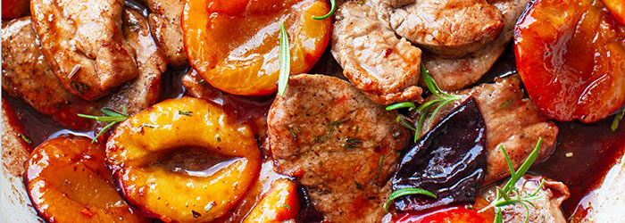 Polędwiczki ze śliwkami