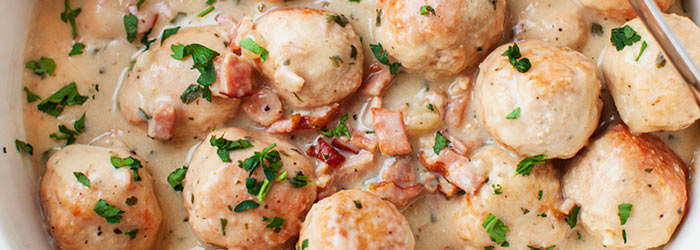 Pulpeciki w sosie carbonara