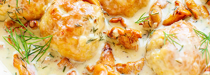 Pulpeciki w sosie kurkowym