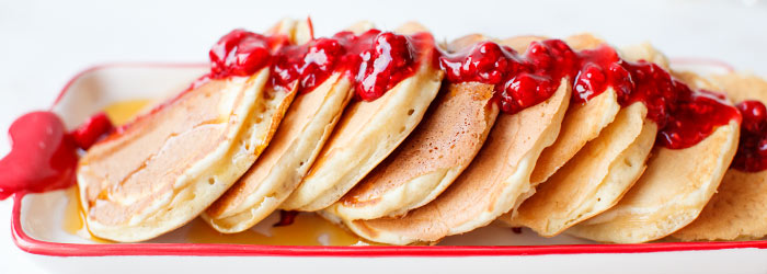 Puszyste pancakes na kefirze