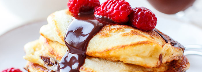 Puszyste placuszki (Pancakes) z czekoladą