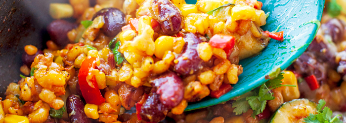 Pęczak z warzywami po meksykańsku