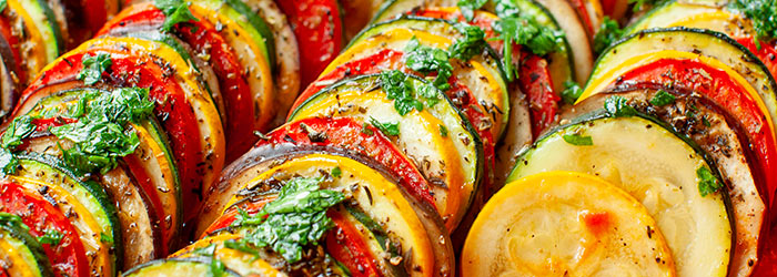 Ratatouille - pieczona w piekarniku zapiekanka z warzyw