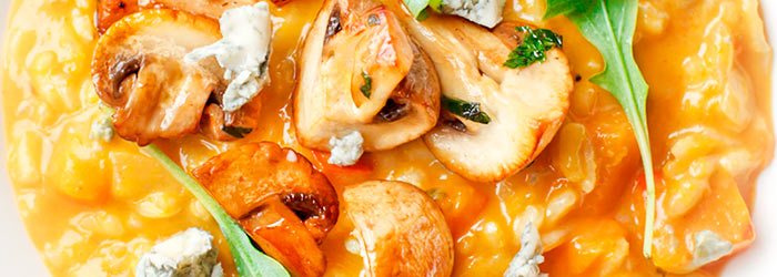 Risotto z dynią i gorgonzolą